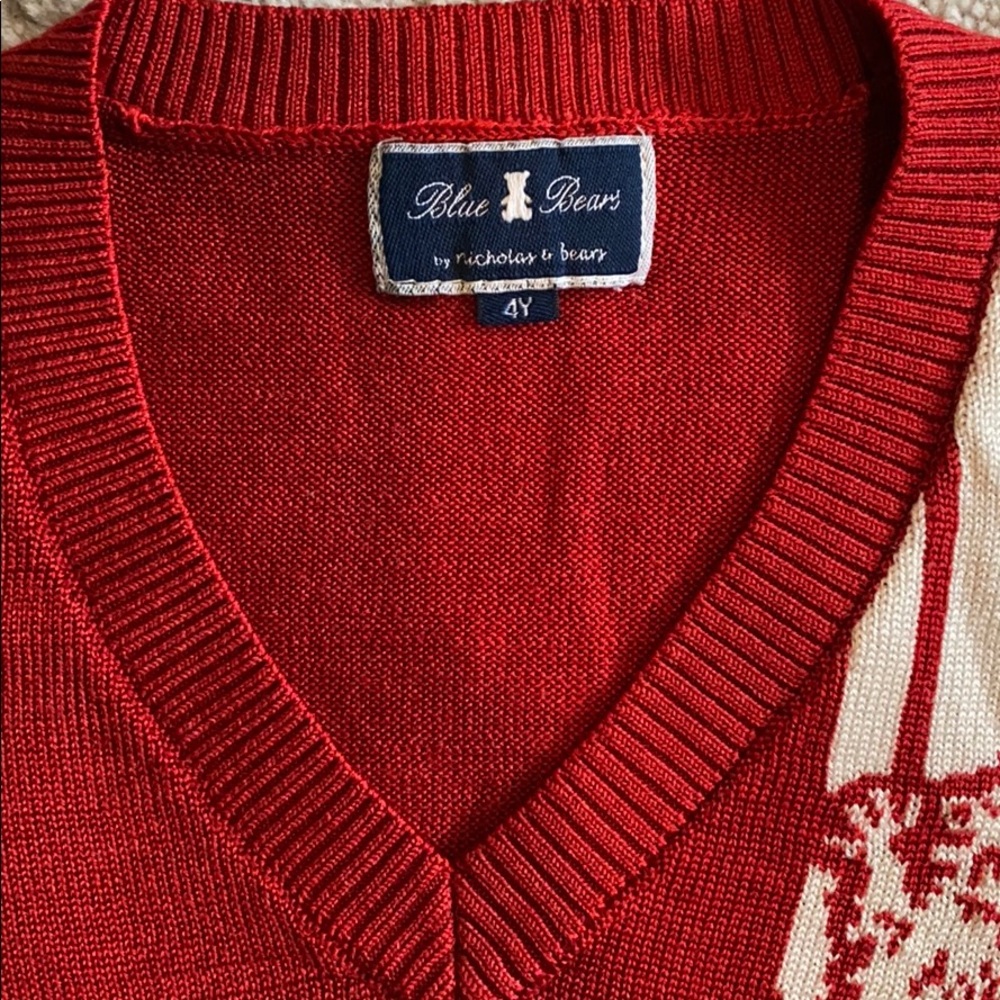 Blue Bears Preppy Vest - Picture 2 of 4